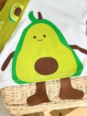 Baby Avacado 3D Sırttan Sallanan Ayak Detaylı T-Shirt ve Tayt Takım