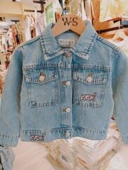 Kuromi Detaylı Denim Ceket
