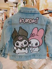 Kuromi Detaylı Denim Ceket