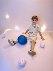 Bluey Baskılı T-Shirt ve Şort Alt Üst Takım